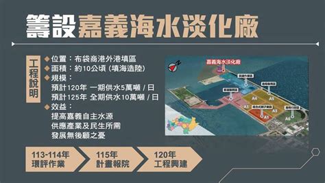 翁章梁就職5週年演說 透露嘉義海水淡化廠進度 政治 自由時報電子報