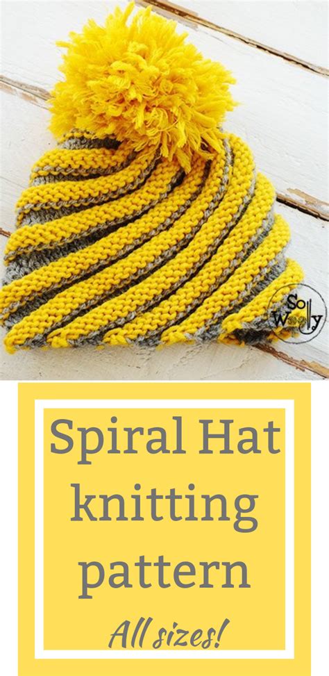 How To Knit A Spiral Hat In Two Colors All Sizes Artofit