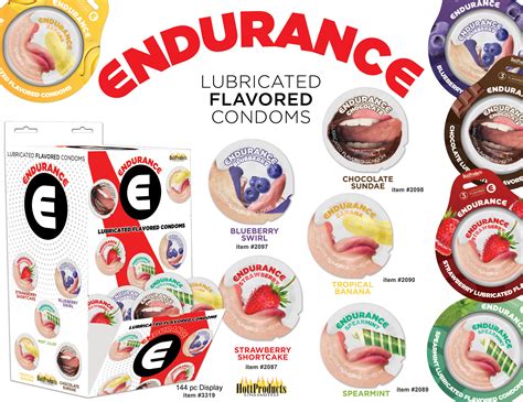 HTP3319-D Endurance Condoms - 144 Count Wall Mount Display - Assorted ...