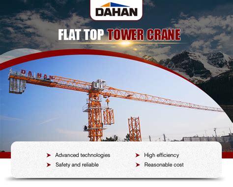 Small Tower Crane Topless Tower Crane 12ton Flat Top Tower Crane With