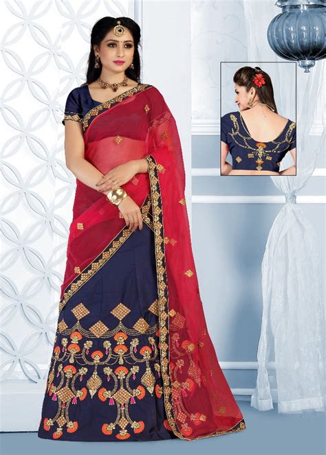 Semi Stitched Nevy Blue Party Wear Lehenga Choli Packaging Type Ziffer Bag At Rs 2680 In Surat