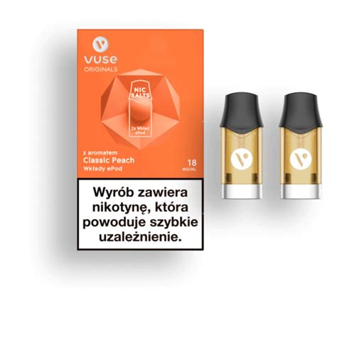 Wk Ady Do Vuse Epod Z Aromatem Classic Peach Vpro Mg Ml Szt