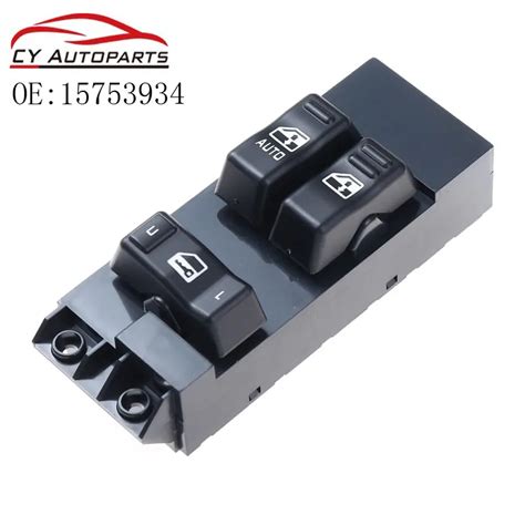 Yaopei Brand New Black Master Power Window Switch Driver Side Left Lh