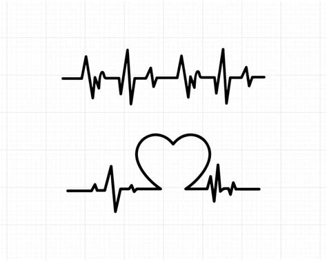 Heart beat svg Ekg svg Heartbeat svg Heartbeat clipart Heartbeat line svg Healthcare svg Nurs ...