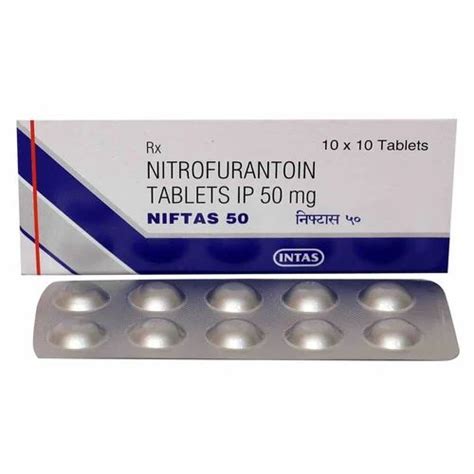 Nitrofurantoin 50 Mg Tablets At Rs 842box In Surat Id 2850551998288