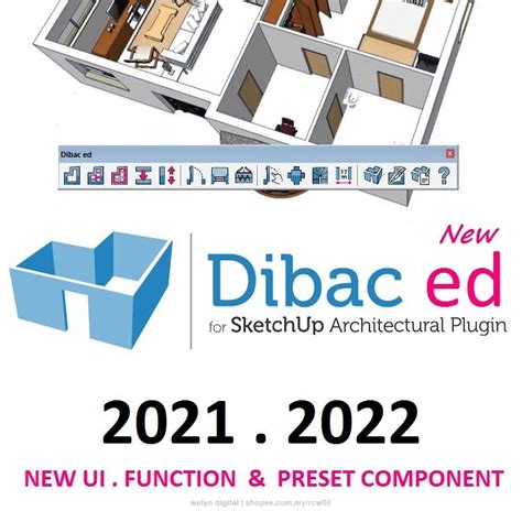 Sketchup Plugins Dibac Ed New Verison Advanced Fast Modeling