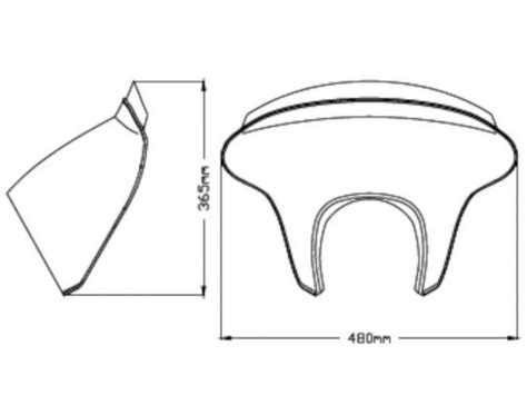 Buy BATWING SML For Honda CMX 500 Rebel 2020