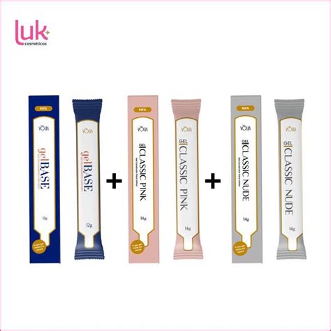 Refil Gel Base G Classic Pink G Classic Nude G Volia Gel Para Unhas Magazine Luiza