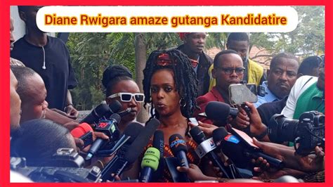 Diane Rwigara Yongeye Gutanga Kandidatire Ku Mwanya Wa Perezida