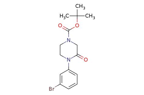 EMolecules TERT BUTYL 4 3 BROMOPHENYL 3 OXOPIPERAZINE 1 CARBOXYLATE