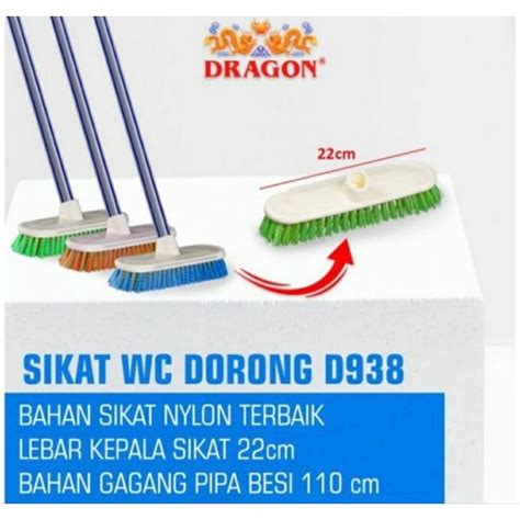 Jual Sikat Wc Gagang Dorong Kamar Mandi Dragon Sikat Wc Gagang