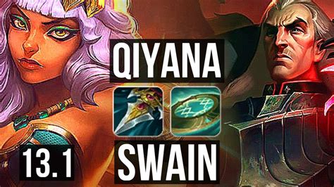 QIYANA Vs SWAIN MID 2 2M Mastery 7 Solo Kills 1400 Games