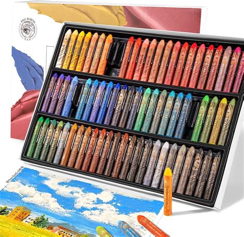 Paul Rubens Oil Pastels Set 72 Colors Haiya Artist Soft Oil Pastels