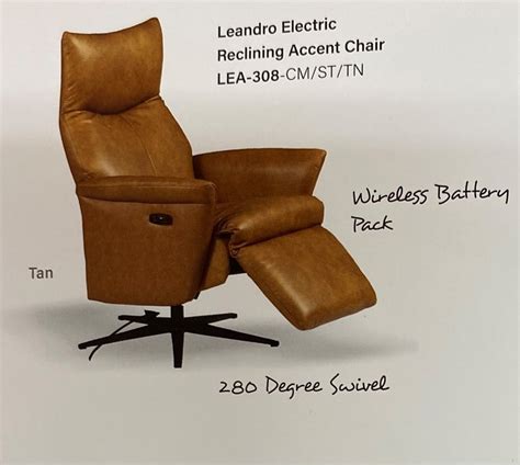 Glenkeen Furnishings Leandro Electric Reclining Accent Chair