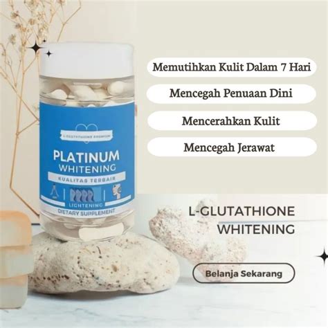 Glutathione Pemutih Kulit Kapsul Pemutih Badan Dan Wajah Permanen