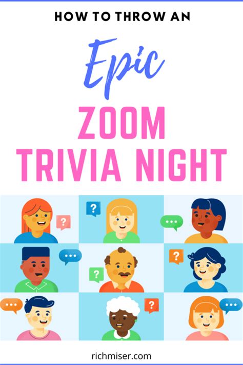 How to Throw an Epic Zoom Trivia Night + Free Downloadable Templates!