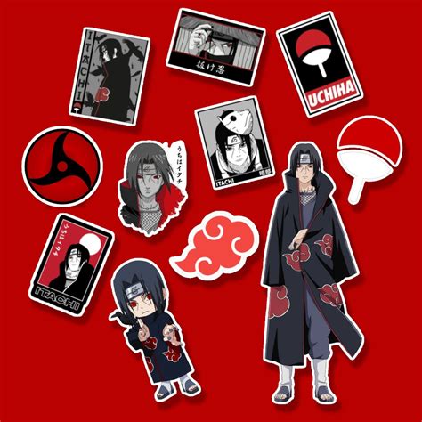 Jual Stiker Vinil Itachi Uchiha Stiker Untuk Case Handphone Laptop Dan