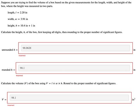 Solved Suppose You Are Trying To Find The Volume Of A Box Chegg