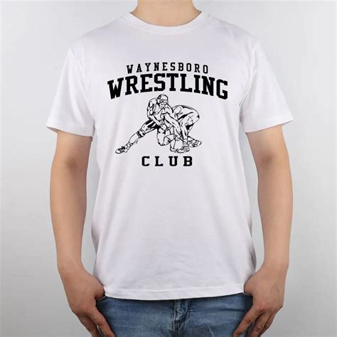 Lion Wrestling Wrestling Waynesboro T Shirt Top Pure Cotton Men T Shirt