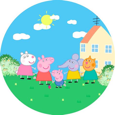 Painel De Festa Tema Peppa Pig Em Tecido C El Stico Sublimado D Veste