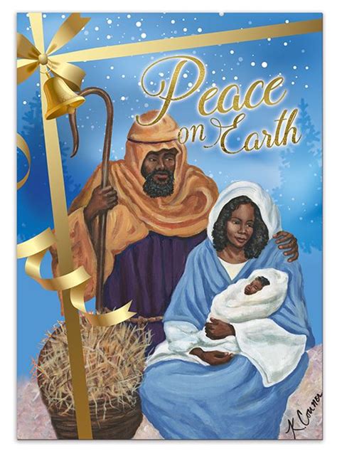 African american nativity art christmas postcards – Artofit