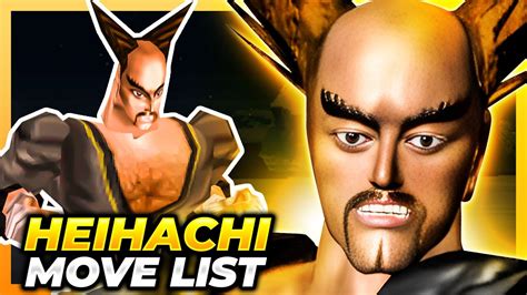 HEIHACHI MISHIMA MOVE LIST Tekken 1 YouTube