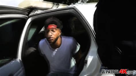 Black Dude Gets Too Horny When Two Police Officers Invite Him To Fuck Them Hard In A Threesome