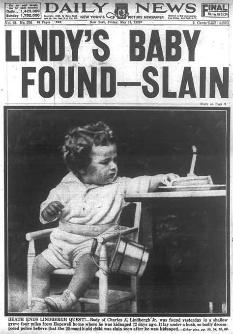 Today in History: Lindbergh Baby Is Found Dead (1932) - History Collection