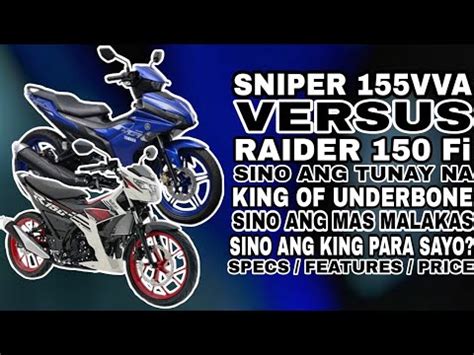 Sino Ang Tunay Na King Of Underbone Raider Fi Vs Sniper Vva