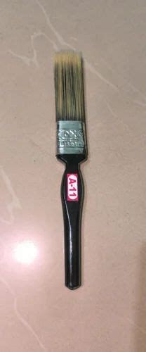 Black Handle Color Inch Wooden Wall Flat Paint Brush At Rs Piece