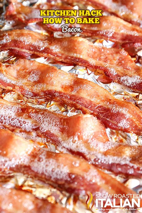 √ Kitchen Hack How To Bake Bacon Cooking Zone