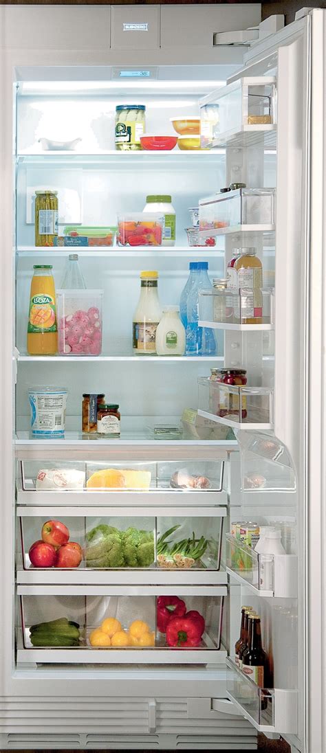 Sub Zero 30 Designer Column Refrigerator With Internal Dispenser