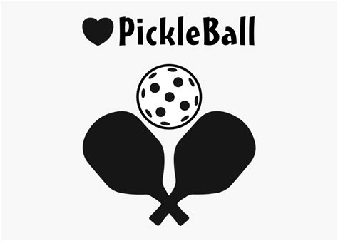 Pickle Ball Black And White Clip Art , Free Transparent Clipart ...