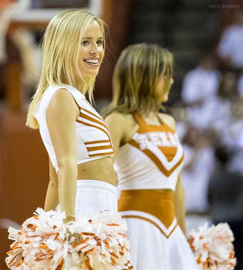 University of Texas Longhorns Cheer at the women's basketball game ...