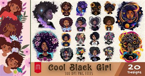 Sparkling Black Girl Sublimation Bundle Bundle · Creative Fabrica