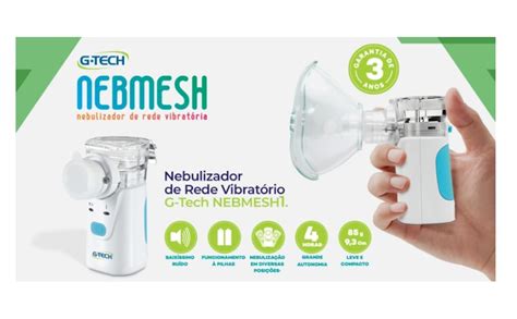 G Tech Nebulizador de Rede Vibratória Amazon br Saúde e Bem Estar