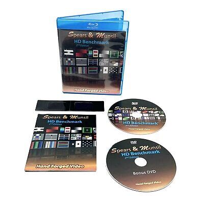 Spears Munsil HD Benchmark 2nd Edition Blu Ray 3D Bonus DVD W