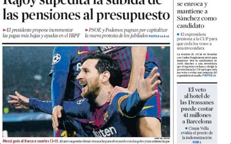 Leo Messi Protagonista De Las Portadas De La Prensa