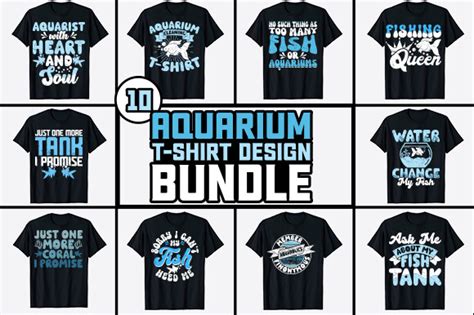 Vintage Aquarium T Shirt Design Bundle Graphic By Tee Expert Creative