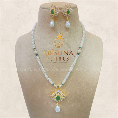 Classy Pearl Necklace Set Sri Krishna Pearls