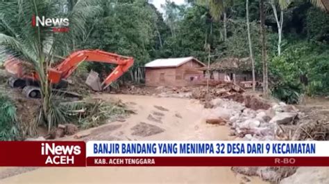 Bpbd Kerahkan Alat Berat Bersihkan Material Pasca Banjir Bandang