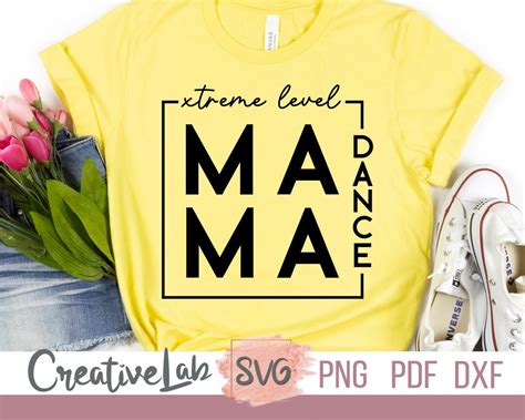 Dance Mama Svg Png Files Dance Mom Svg Dance Mom Shirt Etsy