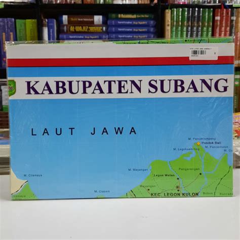 Jual Peta Kabupaten Subang Kota Bandung MENARA MEDIA Tokopedia