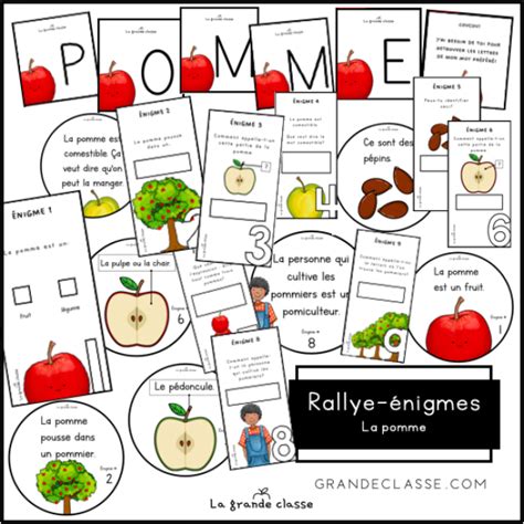 Petit rallye énigmes Pommes