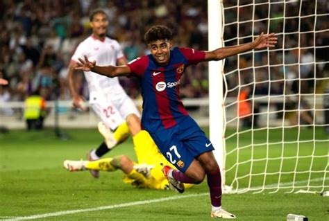 16 Year Old Lamin Yamal From Barcelona Makes History In The Champions