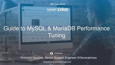 Webinar Slides Our Guide To Mysql Mariadb Performance Tuning Ppt