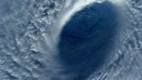 Closeup View Of A Hurricane Typhoon Eye Stock Footage Video 9495191