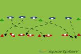 Rugby Rounders Tag Rugby - Rugby Drills, Rugby | Sportplan