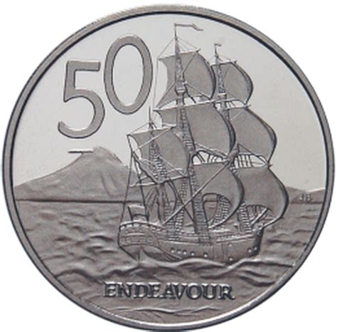 Fifty Cents Coin From New Zealand Online Coin Club