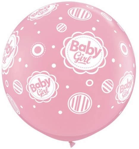 Baby Shower Balloons | Giant Baby Girl Balloons | Helium balloons Perth ...